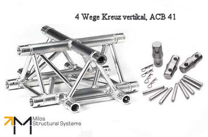 LiteTruss P3-M290, 4 Wege Kreuz, Vertikal ACB 41